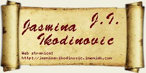 Jasmina Ikodinović vizit kartica